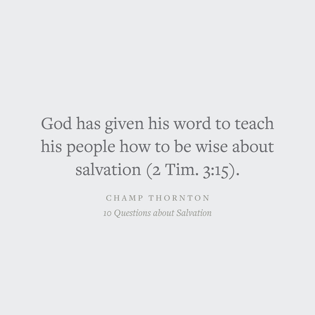 10 Questions about Salvation: 30 Devotions for Kids, Teens, and Families