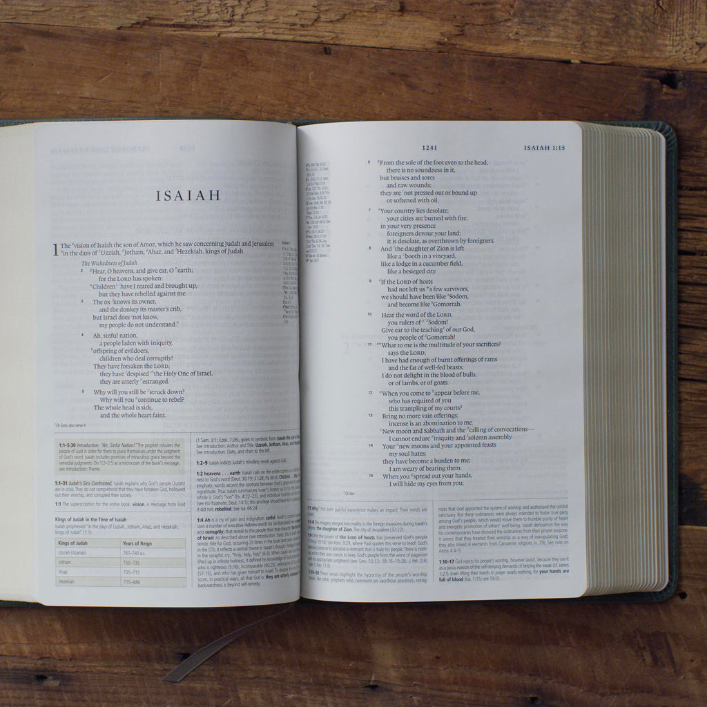 ESV Study Bible, Personal Size TruTone®, Quiet Forest, Ornament Design