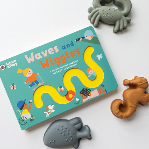 Waves and Wriggles: A moving-counter play book with early letter shapes