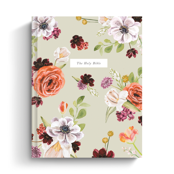 ESV Single Column Journaling Bible®, Hosanna Revival Series Cloth over Board, Madeleine Design