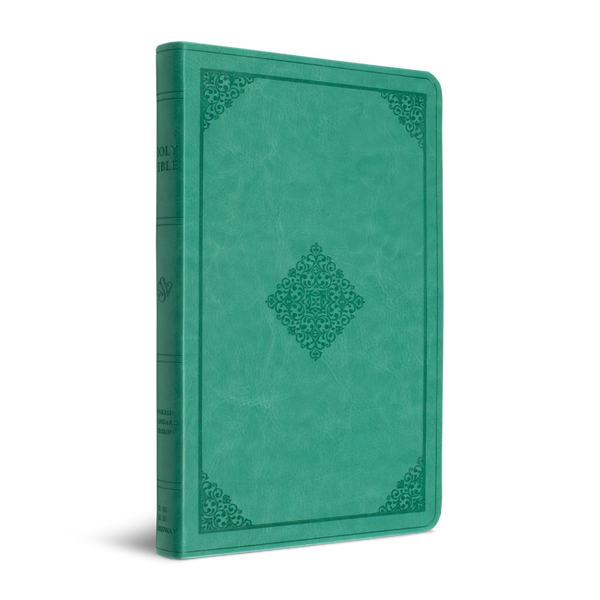 ESV Value Thinline Bible, TruTone®, Teal, Ornament Design