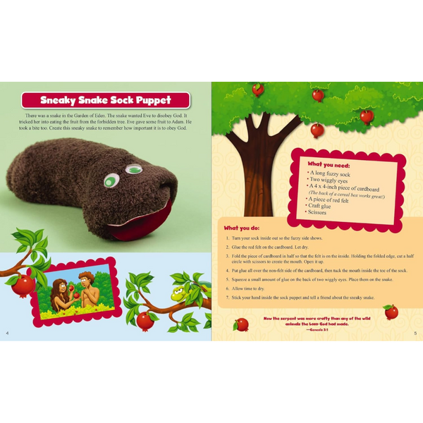 The Beginner's Bible Craft and Activity Book: 30 Fun Projects Based on Bible Stories