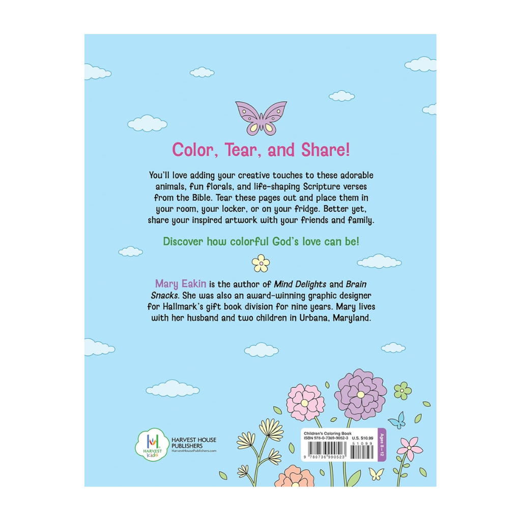 Color the Bible for Girls: Pages and Pages of Favorite Bible Verses to Color!