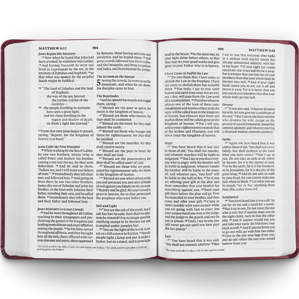 ESV Value Thinline Bible TruTone®, Raspberry, Floral Design