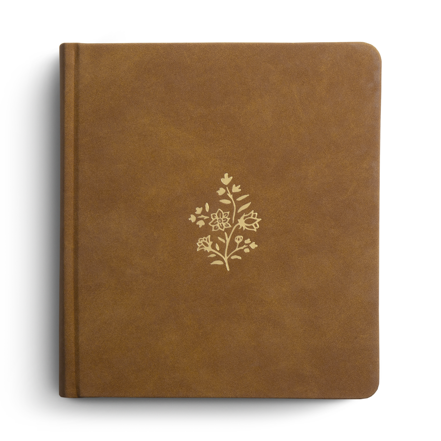 ESV Journaling Study Bible, TruTone® over Board, Nubuck Caramel