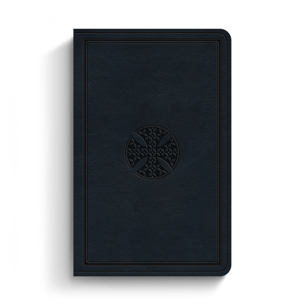 ESV Premium Gift Bible, TruTone®, Navy, Mosaic Cross Design