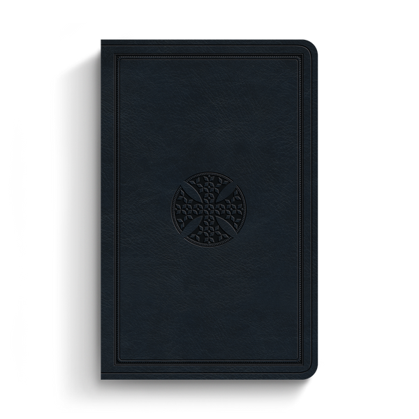 ESV Premium Gift Bible, TruTone®, Navy, Mosaic Cross Design