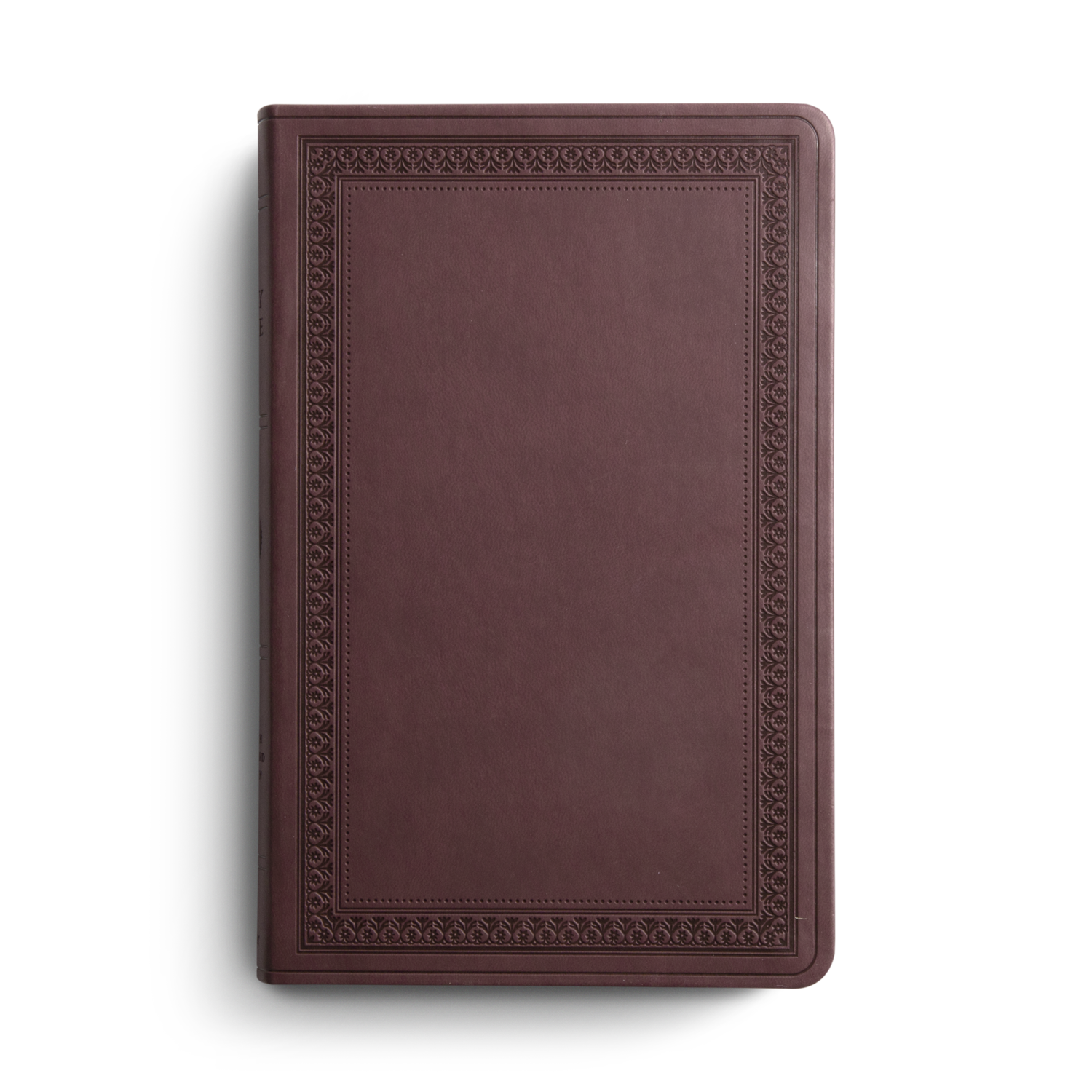 ESV Large Print Value Thinline Bible, TruTone®, Mahogany, Border Design