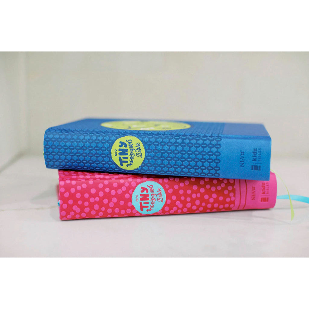 NIrV, Tiny Theologians Bible, Leathersoft over Board, Pink, Comfort Print: A Beginner’s Guide to the Bible