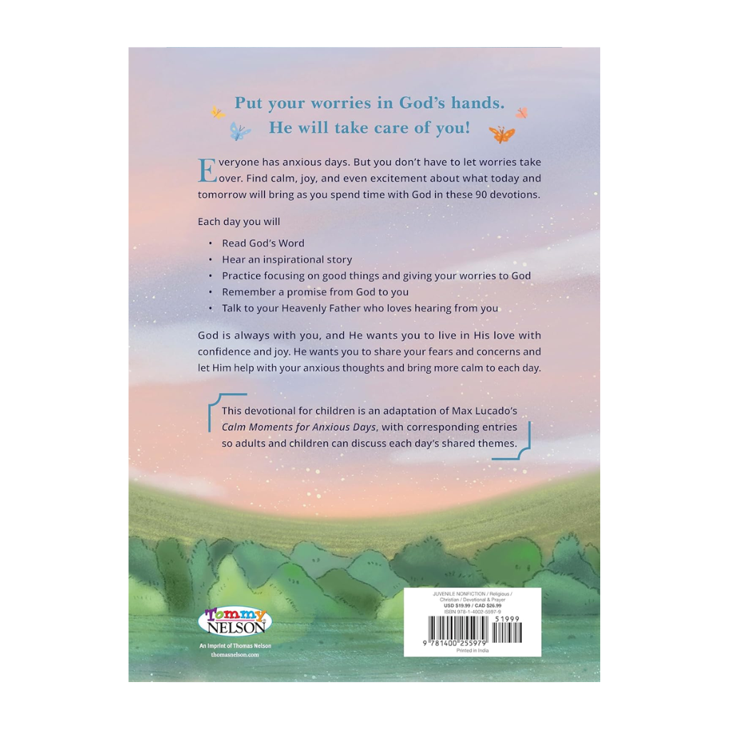 Calm Thoughts for Kids: 90 Devotions for Anxious Days