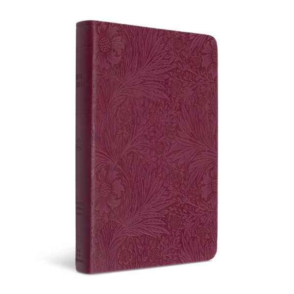 ESV Value Thinline Bible TruTone®, Raspberry, Floral Design