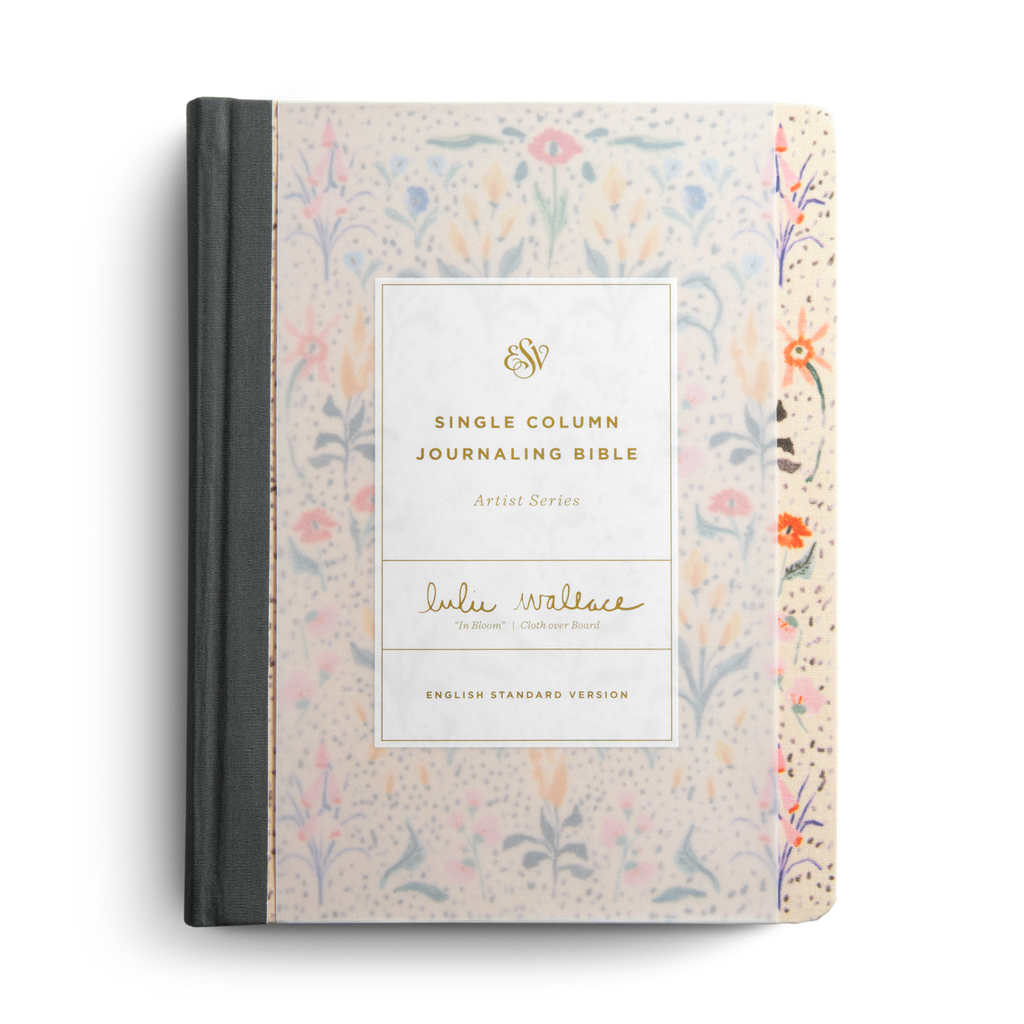 ESV Single Column Journaling Bible®, Artist Series Cloth over Board, Lulie Wallace, In Bloom