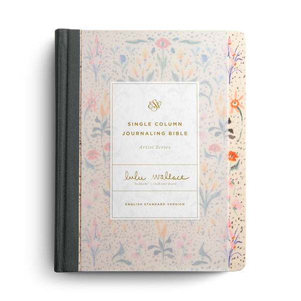 ESV Single Column Journaling Bible®, Artist Series Cloth over Board, Lulie Wallace, In Bloom