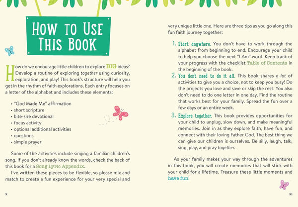 God Made Me From A To Z: Devotions For Kids