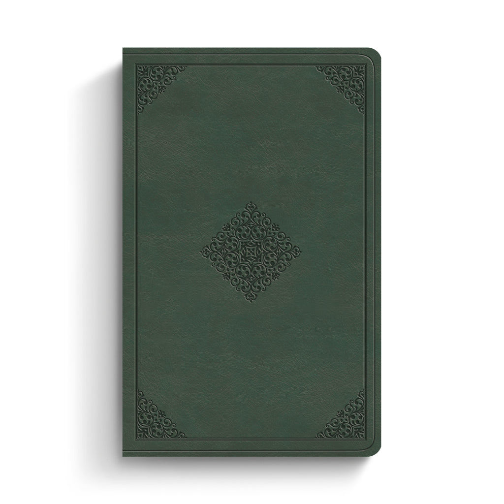 ESV Large Print Value Thinline Bible, TruTone®, Quiet Forest, Ornament Design