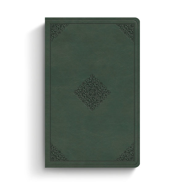 ESV Large Print Value Thinline Bible, TruTone®, Quiet Forest, Ornament Design