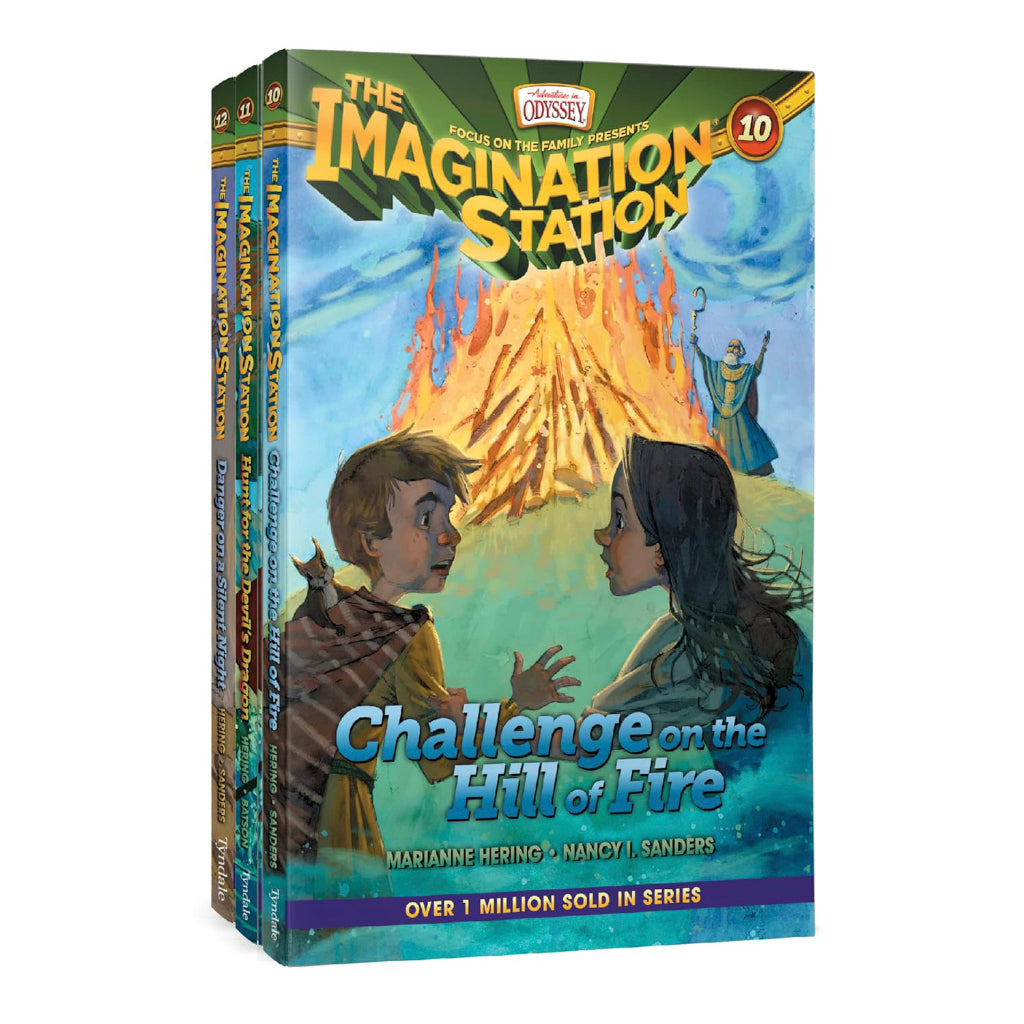 Imagination Station Books 10-12: Challenge on the Hill of Fire / Hunt for the Devil’s Dragon / Danger on a Silent Night