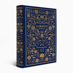 ESV Illuminated™ Bible, Art Journaling Edition, Cloth over Board, Navy