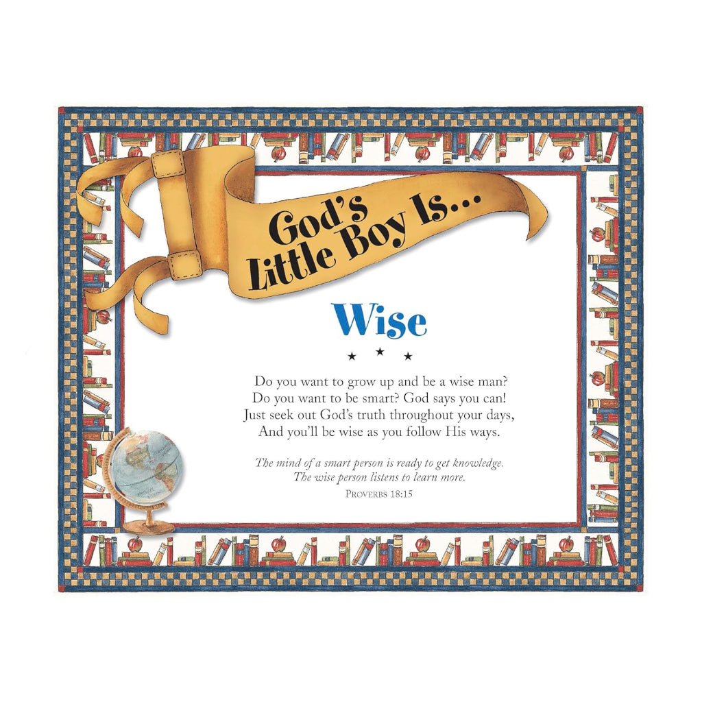 God's Wisdom for Little Boys: Character Building Fun from Proverbs