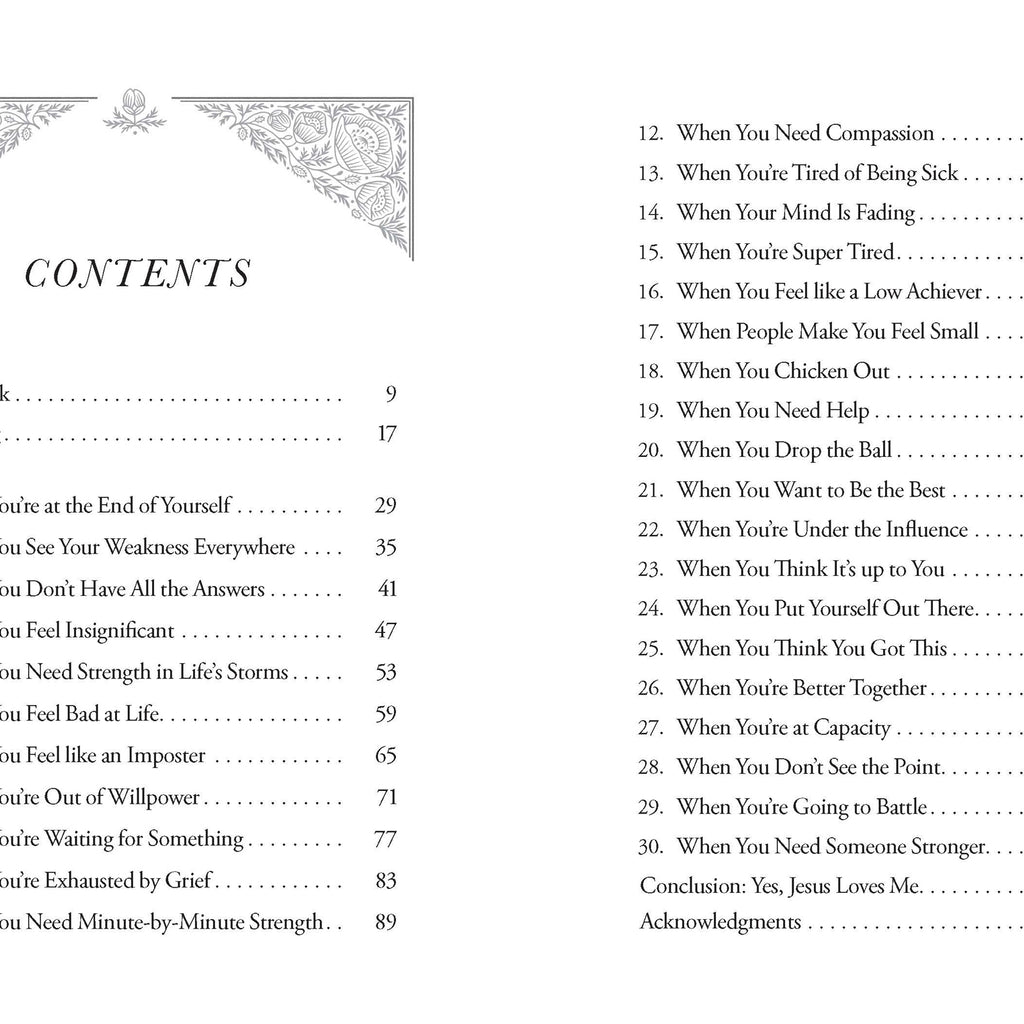 He is Strong: Devotions for When You Feel Weak