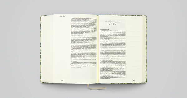 ESV Single Column Journaling Bible®, Large Print, Artist Series, Cloth over Board, Lulie Wallace, Martha