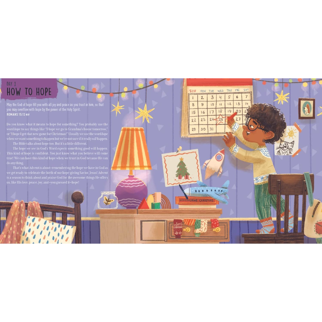 Discovering Christmas: A 25-Day Advent Devotional with Activities for Kids