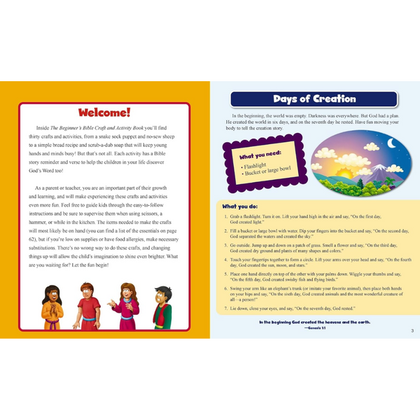 The Beginner's Bible Craft and Activity Book: 30 Fun Projects Based on Bible Stories