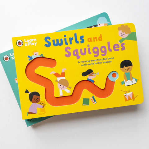 Swirls and Squiggles: A moving-counter play book with early letter shapes