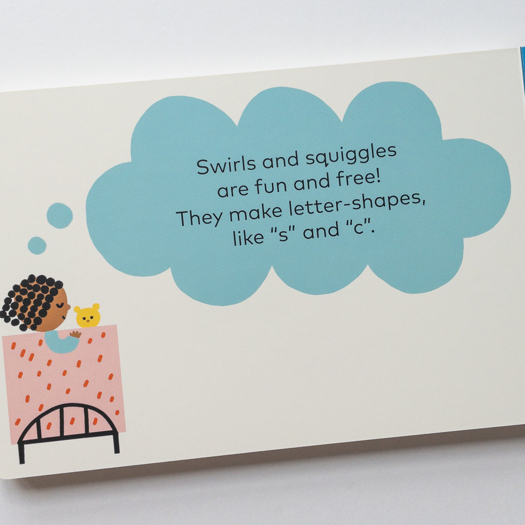 Swirls and Squiggles: A moving-counter play book with early letter shapes