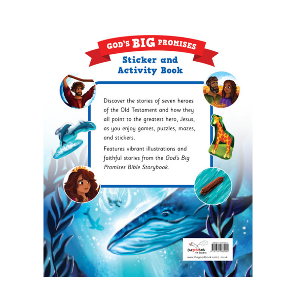 God's Big Promises Bible Heroes Sticker and Activity Book