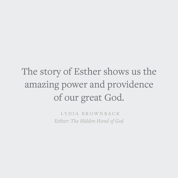 Esther: The Hidden Hand of God