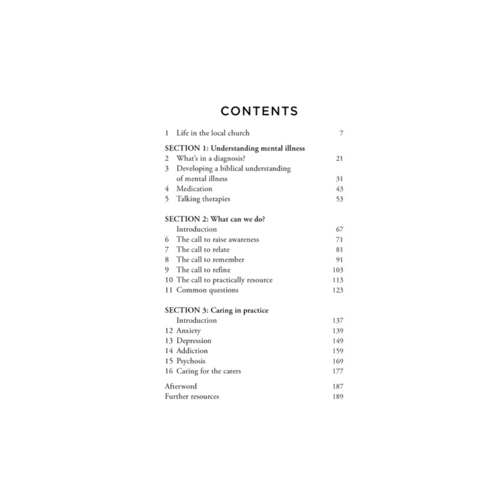 Mental Health and Your Church: A Handbook for Biblical Care