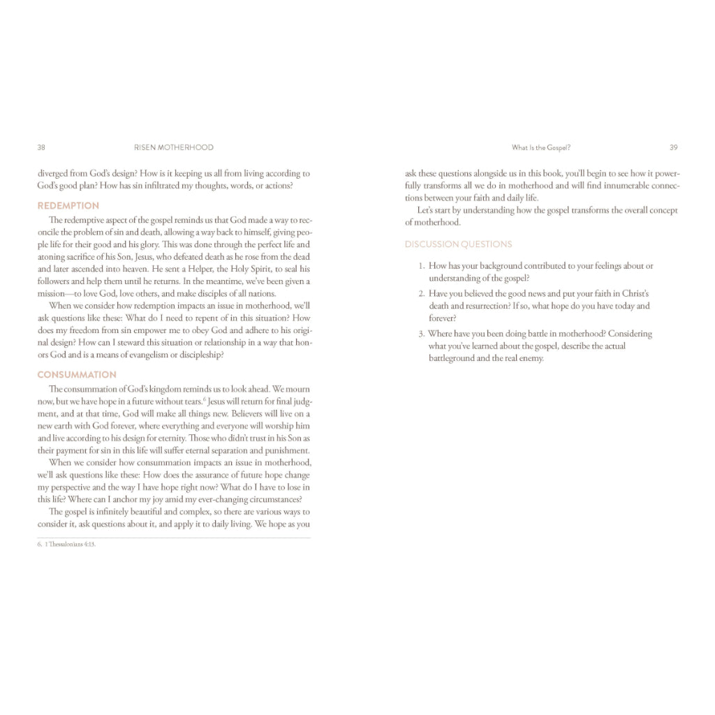 Risen Motherhood (Deluxe Edition): Gospel Hope for Everyday Moments