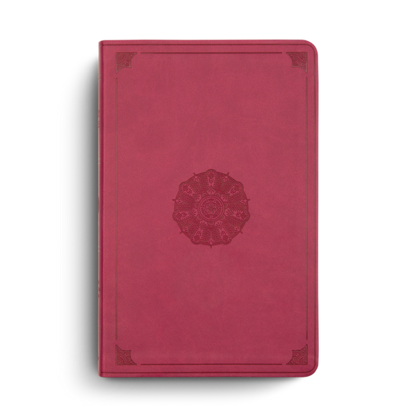 ESV Premium Gift Bible TruTone®, Raspberry, Emblem Design