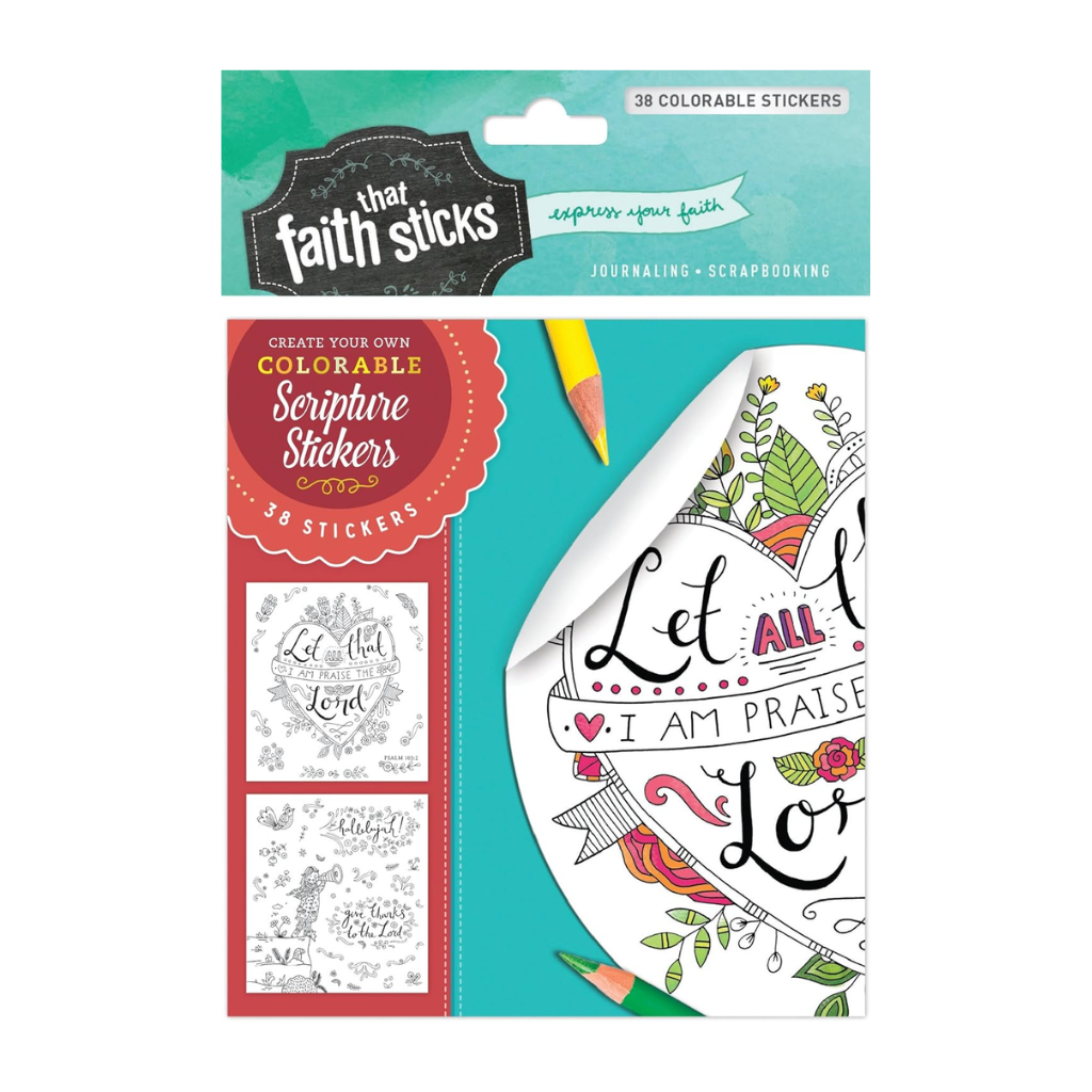 Psalm 103:2 Colorable Stickers