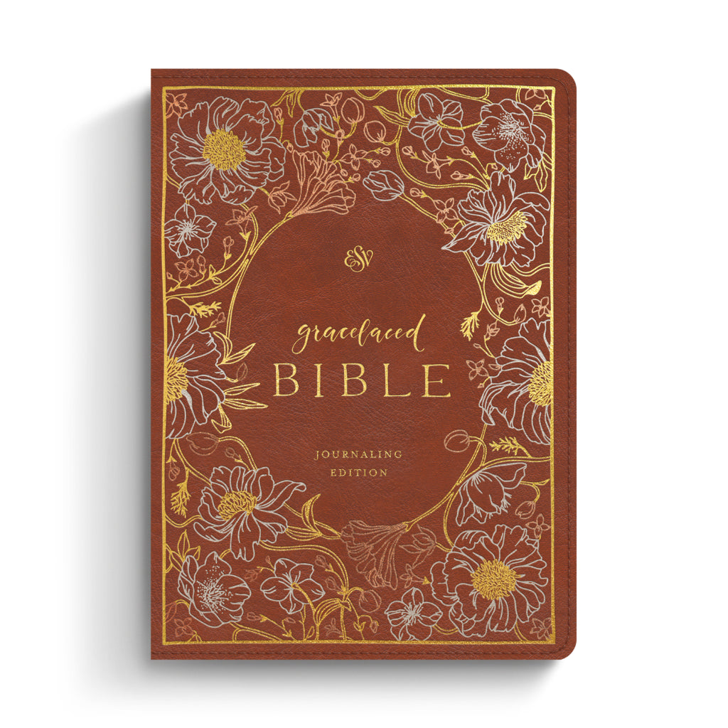 ESV GraceLaced Bible, Journaling Edition TruTone®, English Saddle