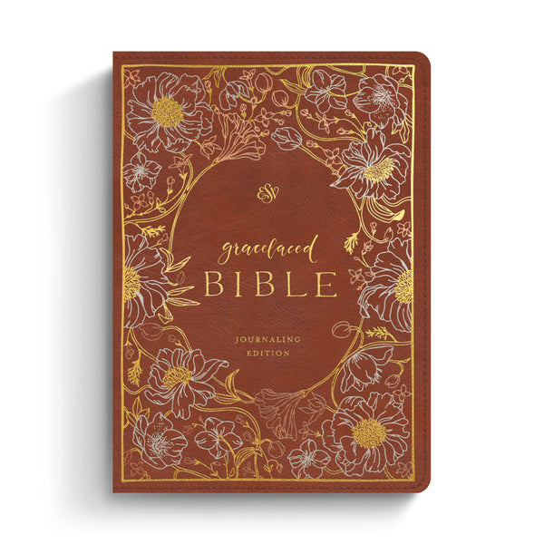 ESV GraceLaced Bible, Journaling Edition TruTone®, English Saddle