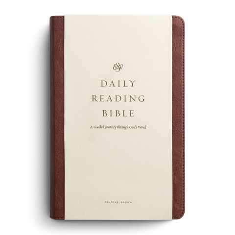 ESV Daily Reading Bible: A Guided Journey through God's Word, TruTone®, Brown