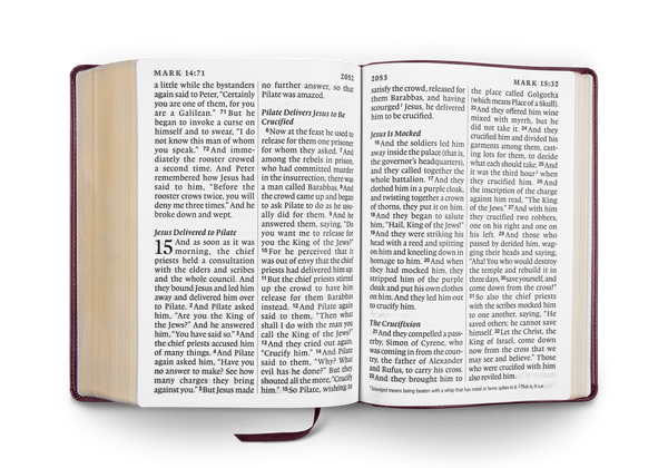 ESV Super Giant Print Bible TruTone®, Burgundy