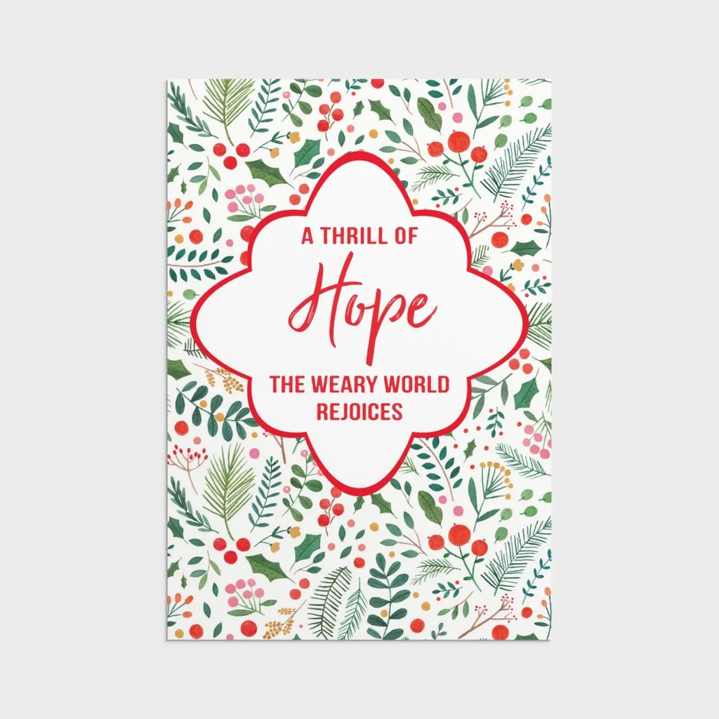 Christmas Cards: A Thrill of Hope (Set of 18)
