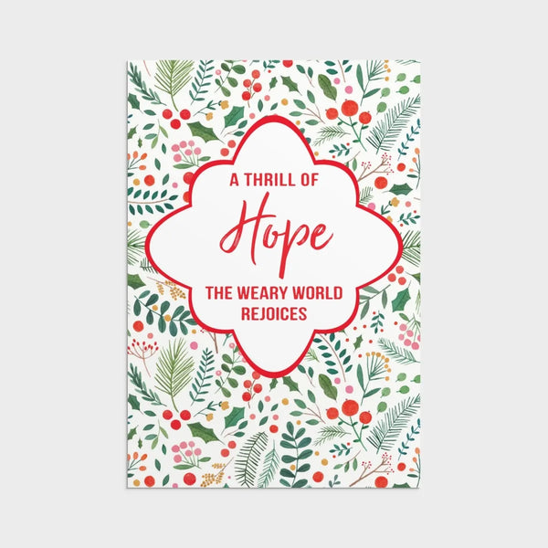 Christmas Cards: A Thrill of Hope (Set of 18)