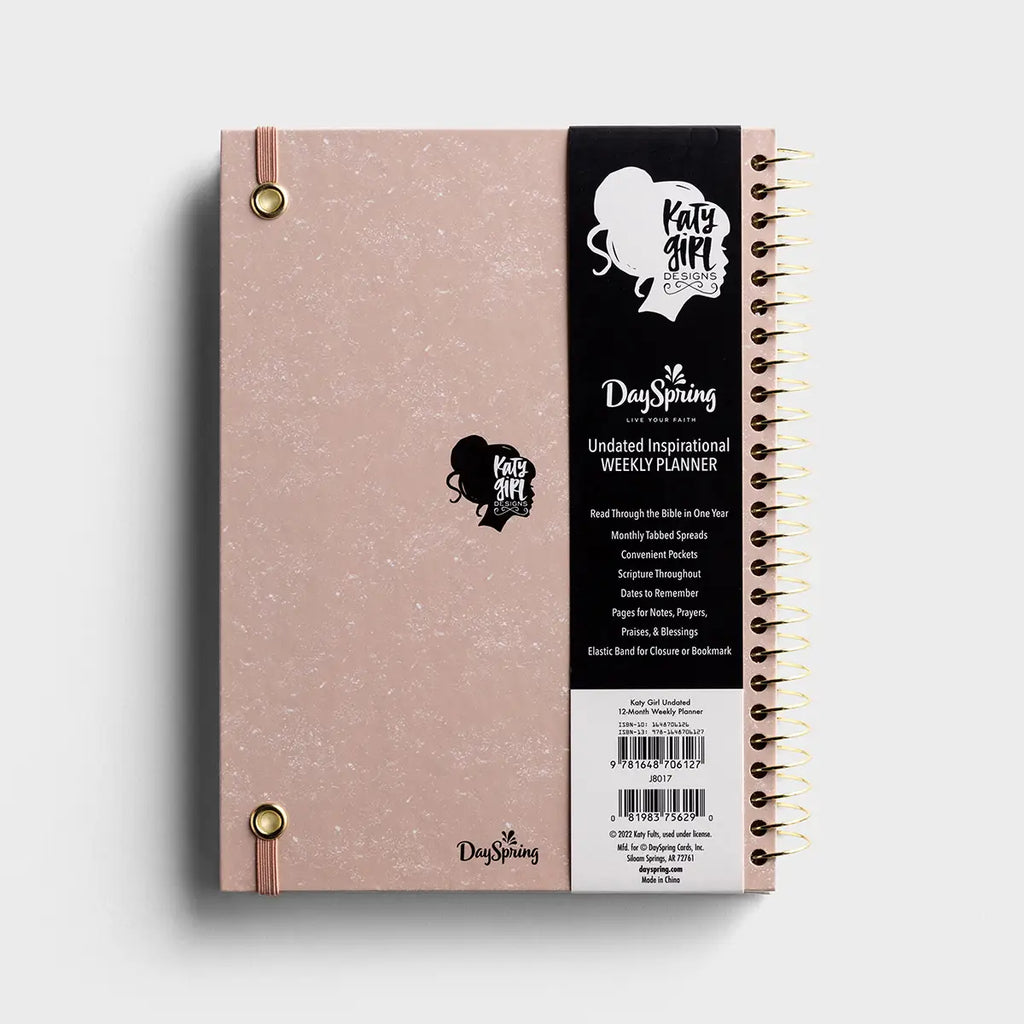 The Lord God Is Our Sun + Our Shield - Undated 12-Month Monthly/Weekly Planner