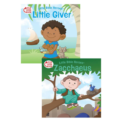 The Little Giver/Zacchaeus Flip-Over Book