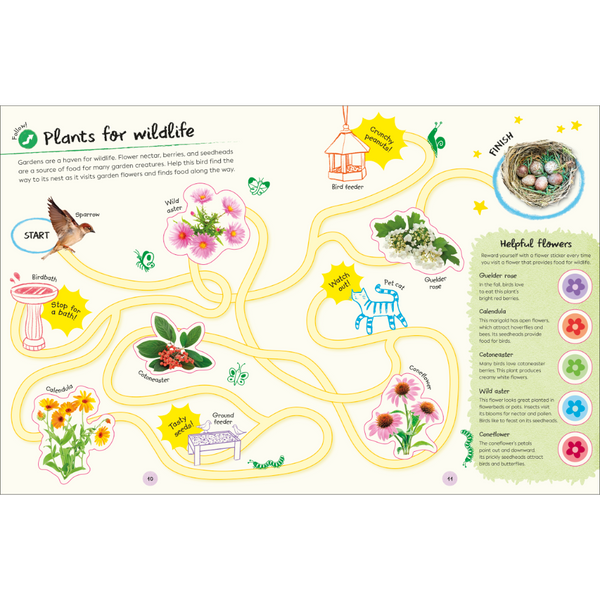 Ultimate Sticker Book Garden Flowers