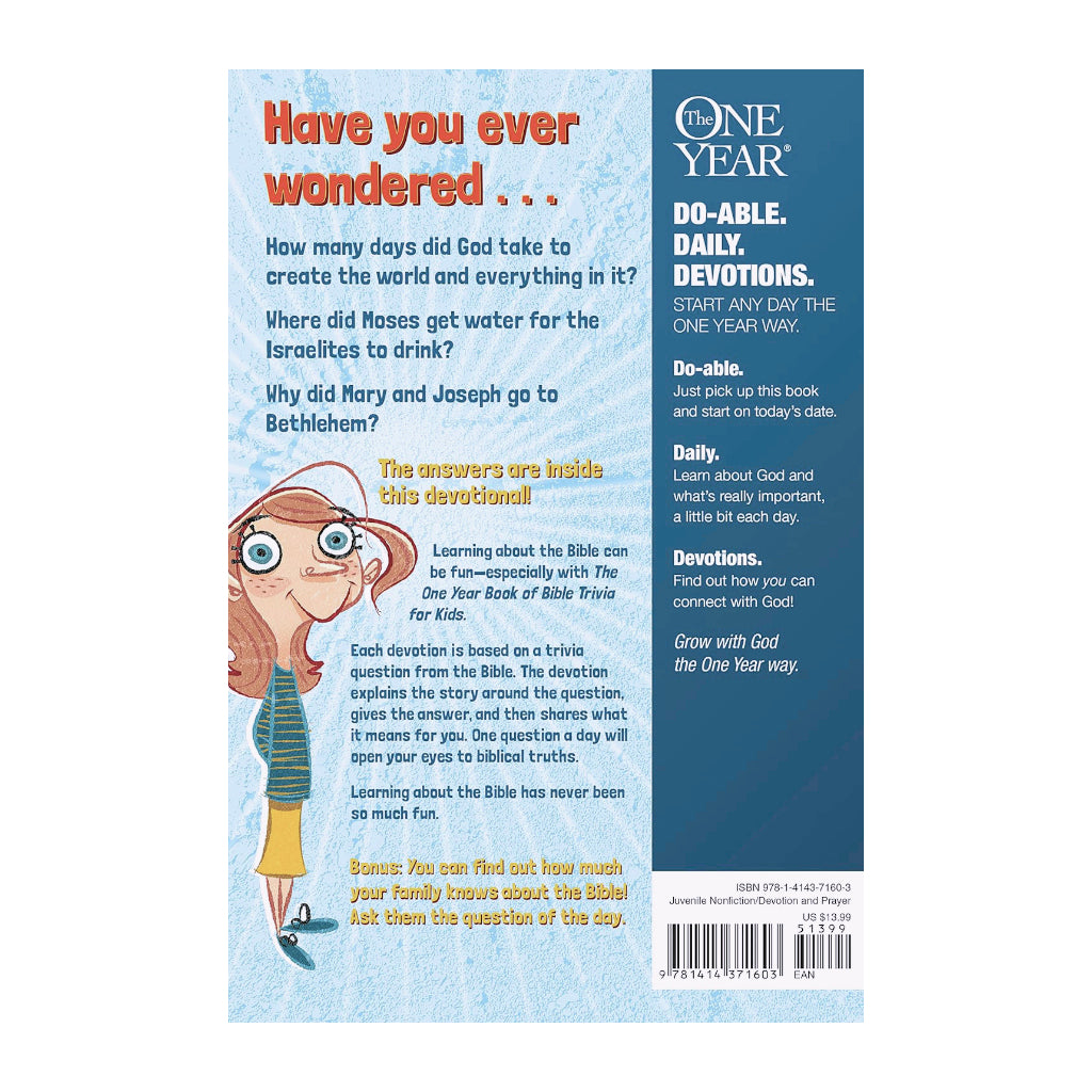 The One Year Book of Bible Trivia for Kids