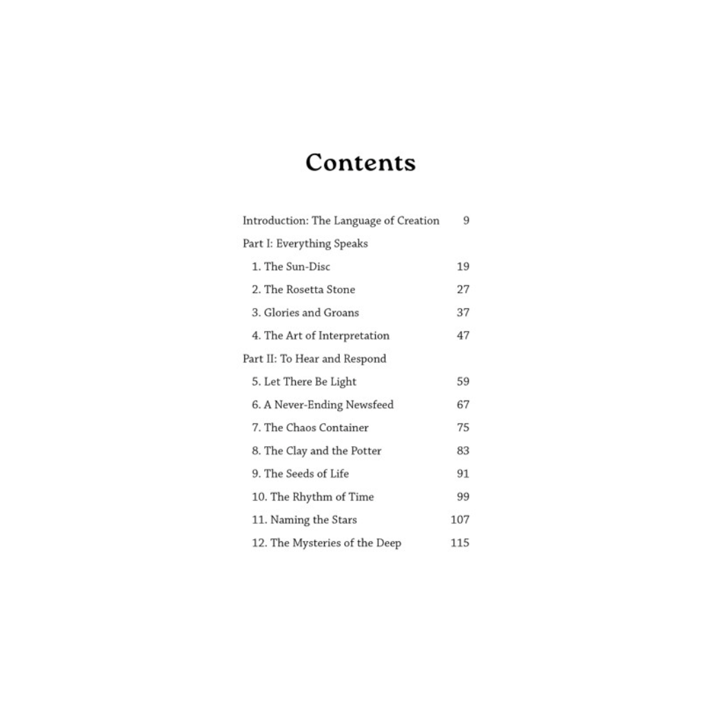 The Language of Rivers and Stars: How Nature Speaks of the Glories of God