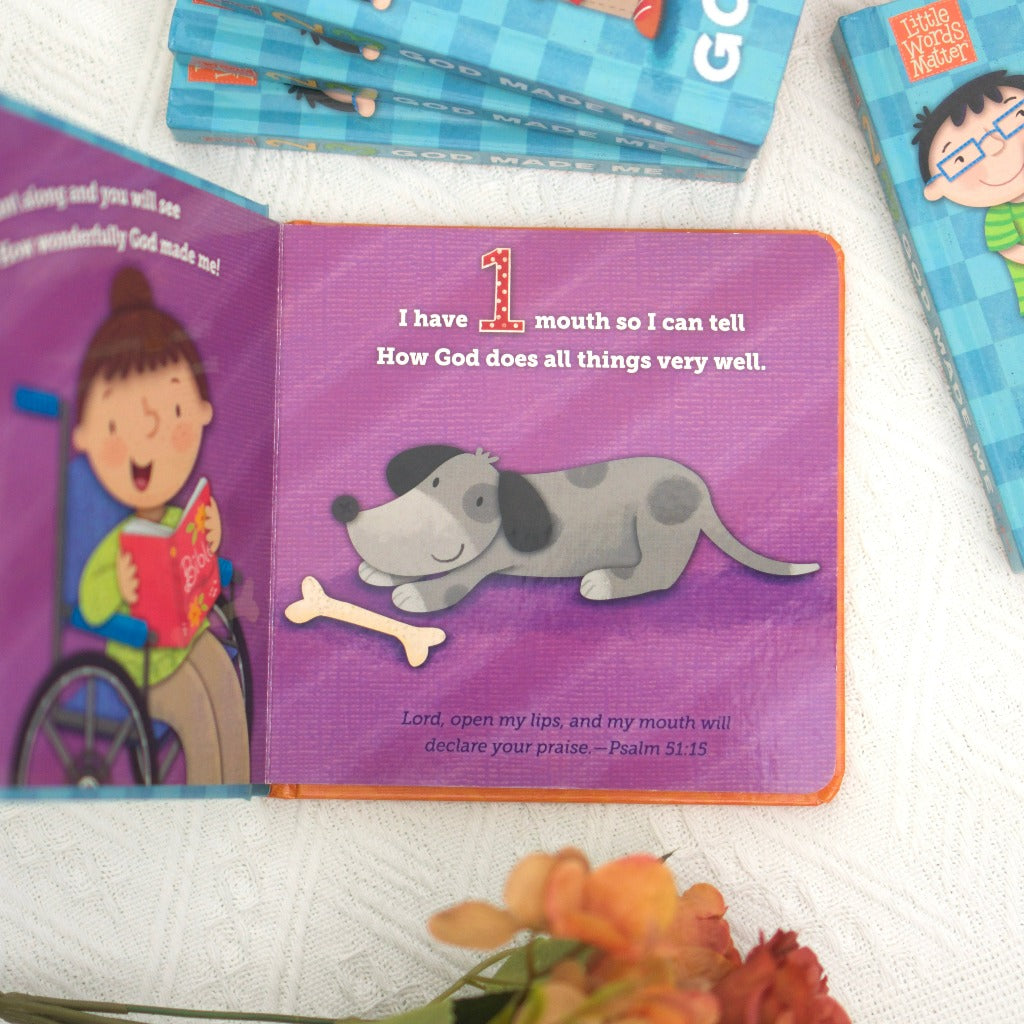 Page 1 from "1, 2, 3 God Made Me"