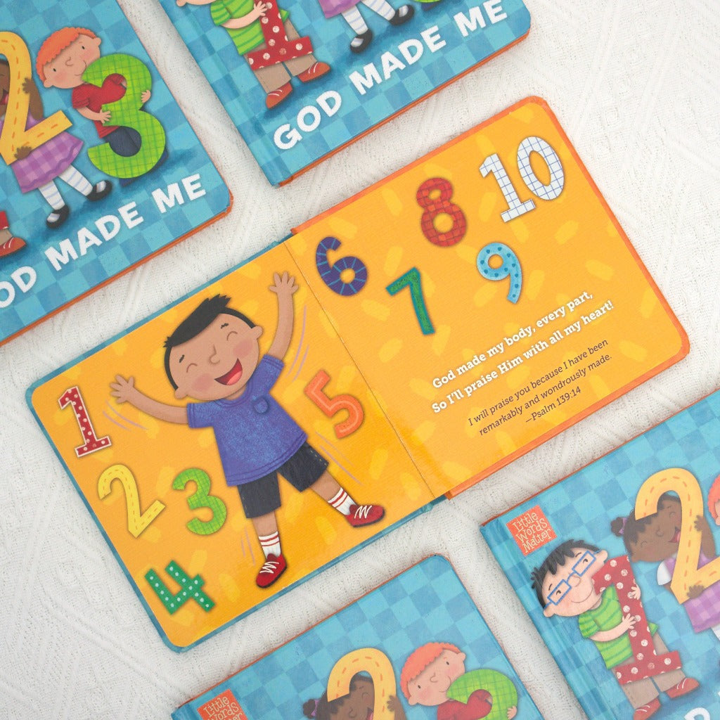 Last page of "1, 2, 3 God Made Me"