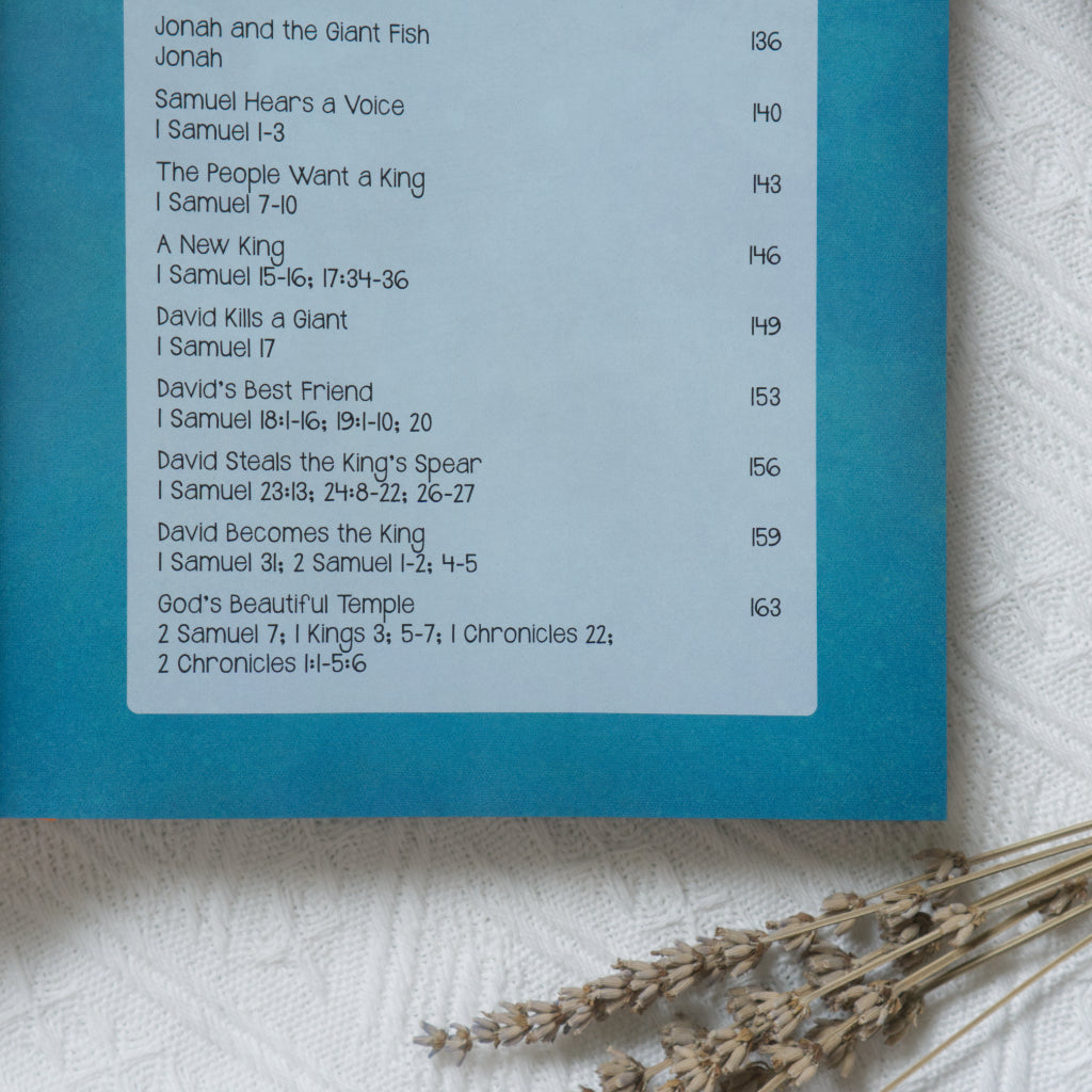 Contents 2 for Bible Stories Every Child Should Know