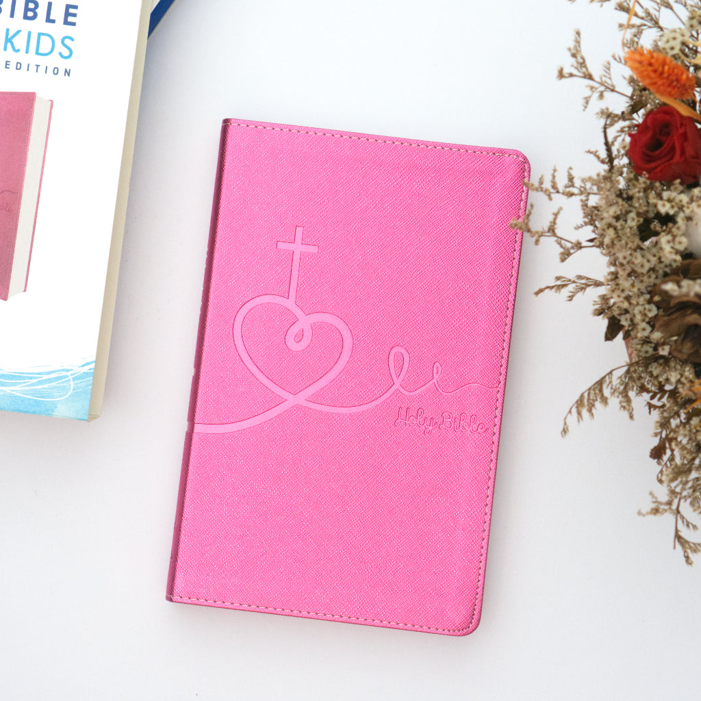 NIV Leathersoft Bible for Kids: Thinline Edition, Pink